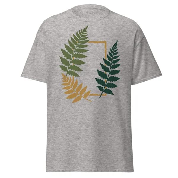 Fern Frame digital garment preview · Sport Grey