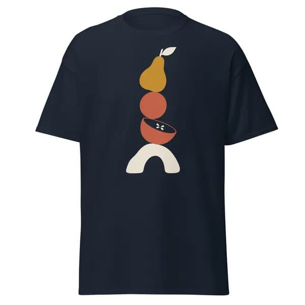 Fruit Balance digital garment preview · Navy