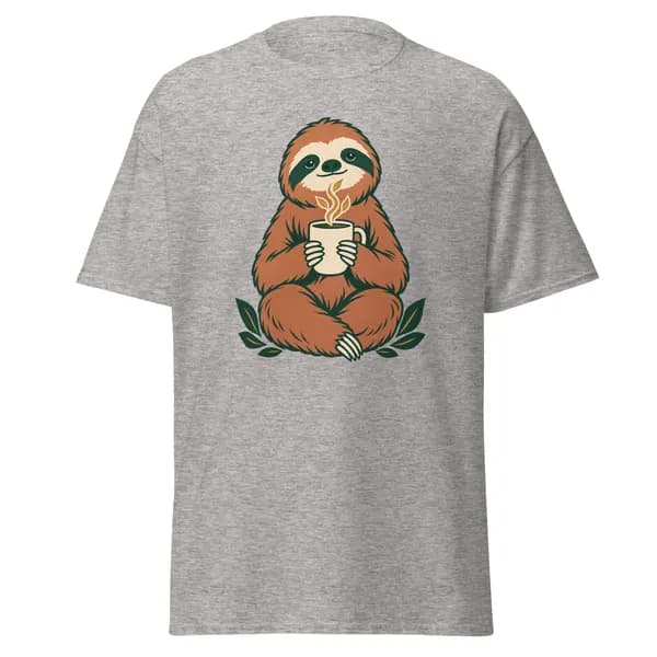 Home Café Pause digital garment preview · Sport Grey