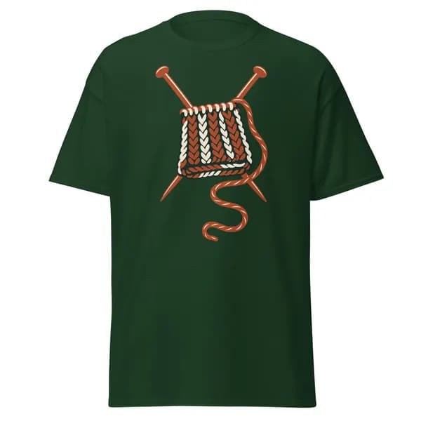 Needle Path digital garment preview · Forest Green
