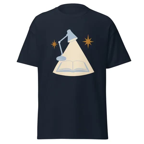 Night Desk digital garment preview · Navy