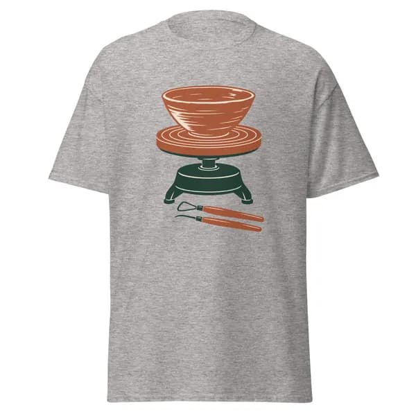 Pottery Pause digital garment preview · Sport Grey