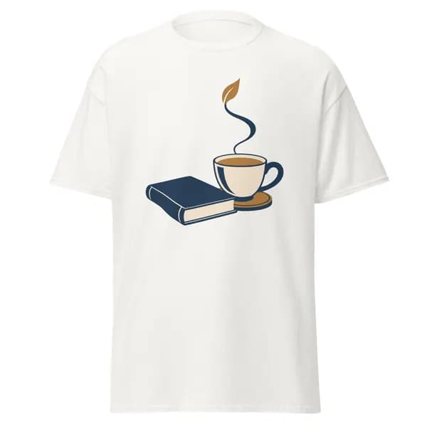 Tea in the Margin digital garment preview · White