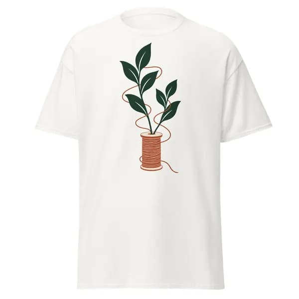Thread Garden digital garment preview · White