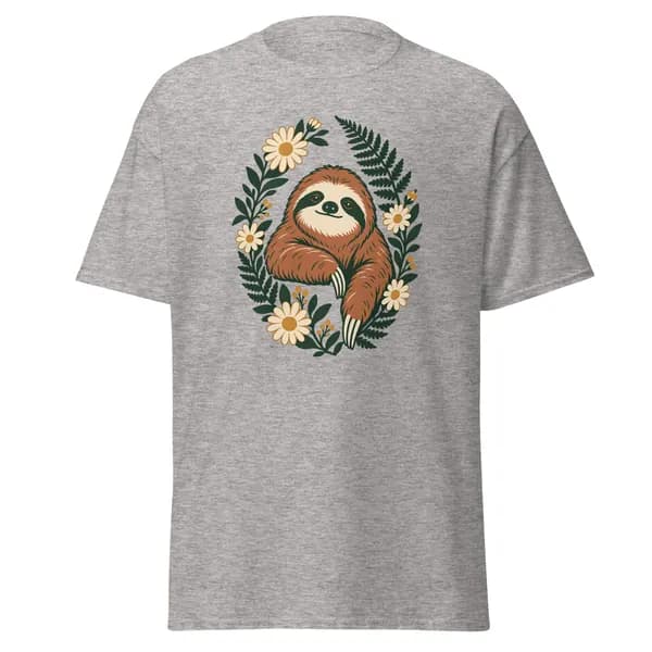 Wildflower Window digital garment preview · Sport Grey