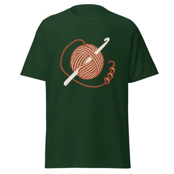 Yarn Orbit digital garment preview · Forest Green