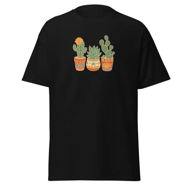 Aperçu numérique du vêtement Cactus Trio · Noir