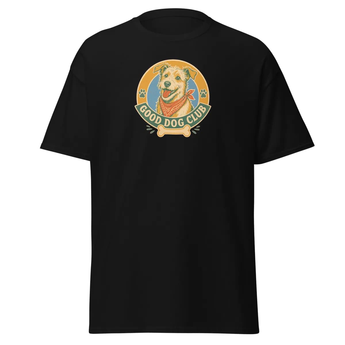 معاينة رقمية لقطعة Good Dog Club · أسود