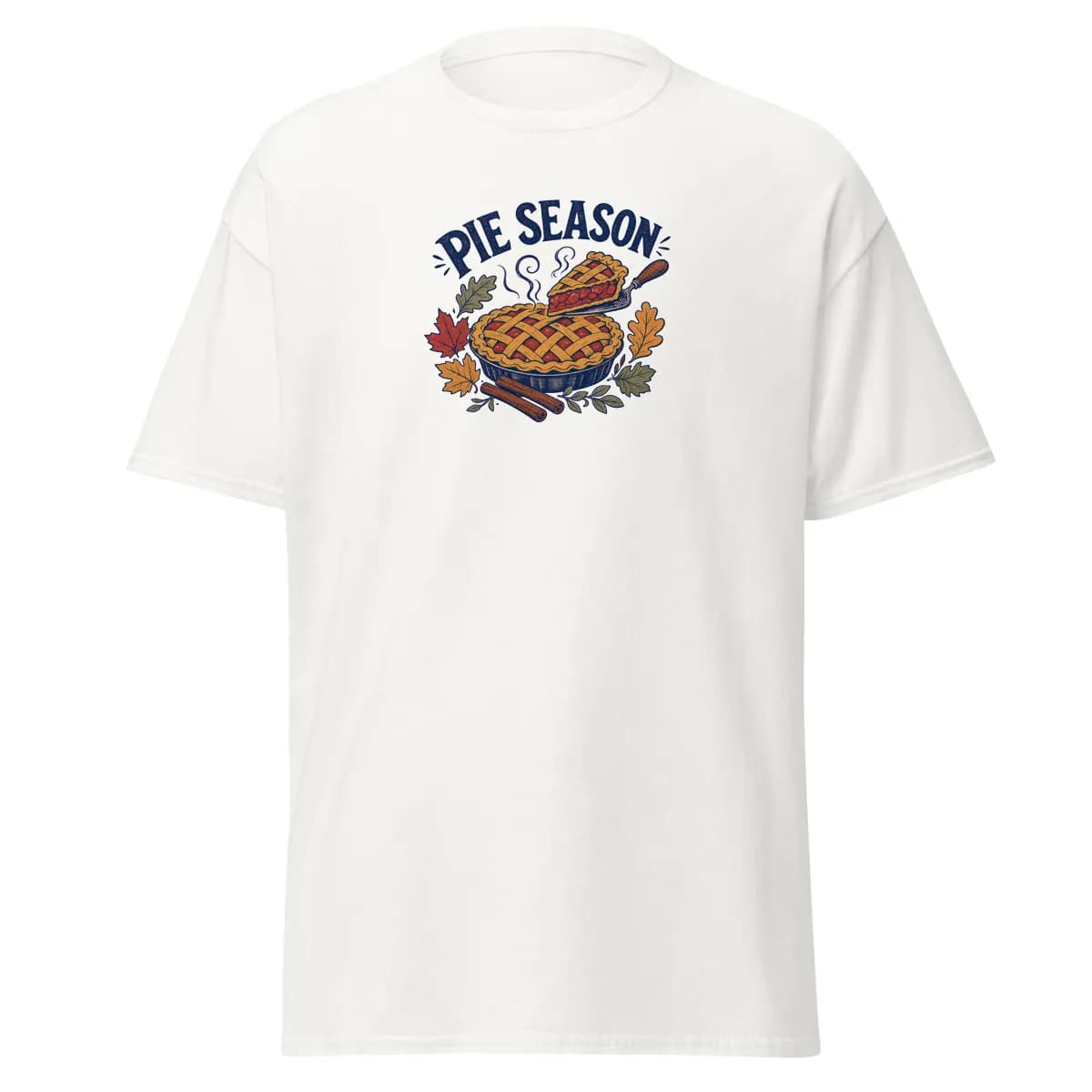 Pie Season digital garment preview · White