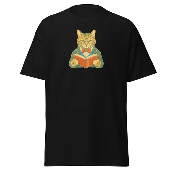 معاينة رقمية لقطعة Spectacled Tabby · أسود