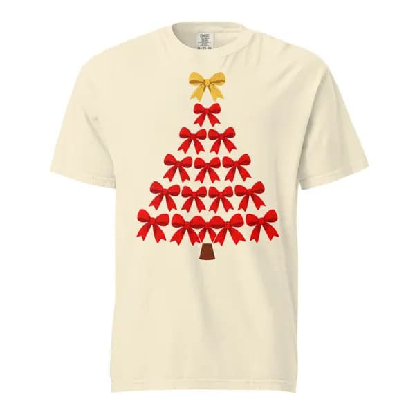 Aperçu numérique du vêtement Bow Tree Garment-Dyed Tee · Ivoire