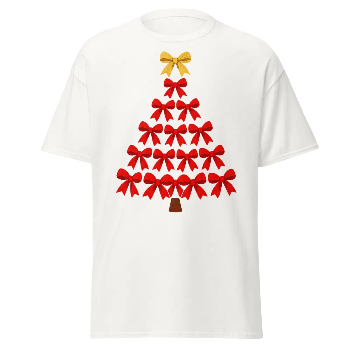Aperçu numérique du vêtement Bow Tree · Blanc