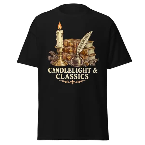 معاينة رقمية لقطعة Candlelight & Classics · أسود