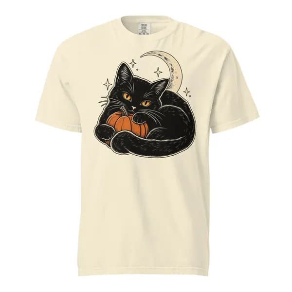 Aperçu numérique du vêtement Midnight Familiar Garment-Dyed Tee · Ivoire