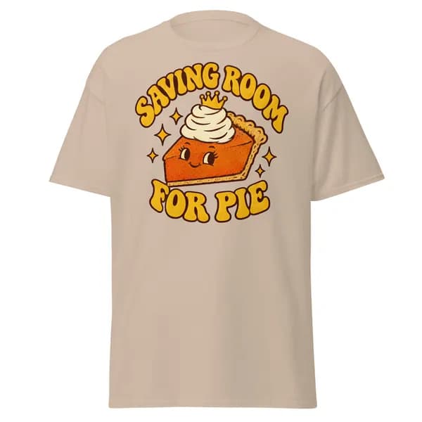 معاينة رقمية لقطعة Saving Room for Pie · رملي