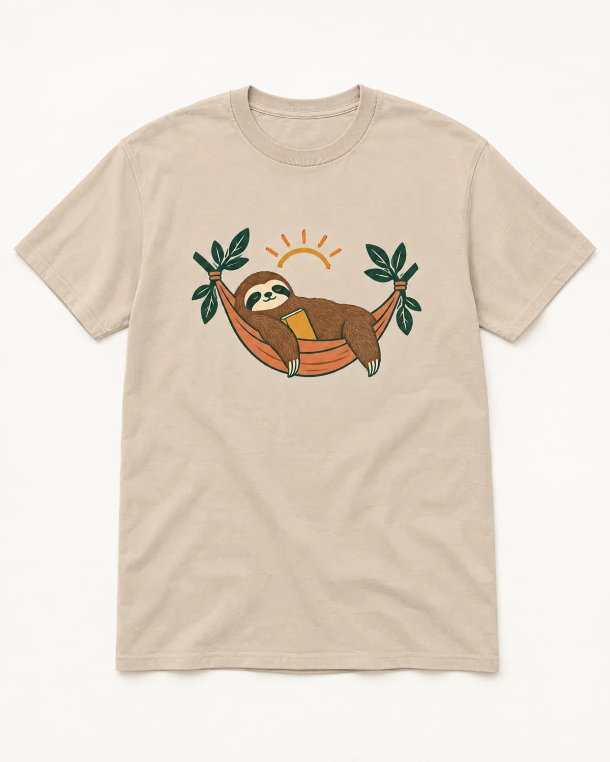 Quiet Hours digital garment preview · Sand