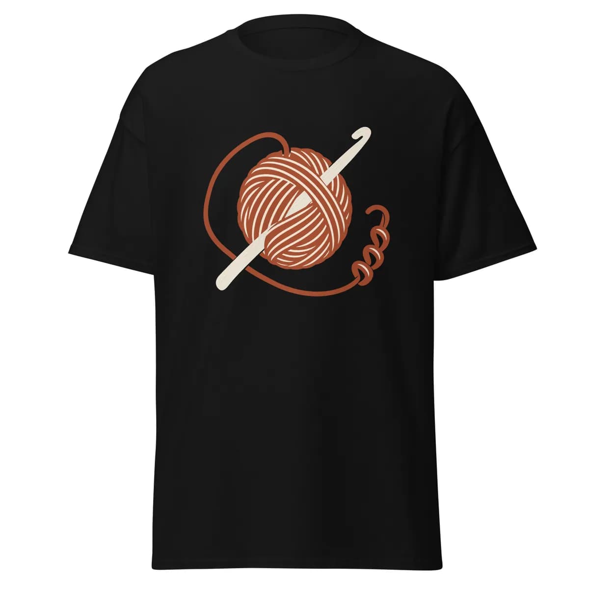 Yarn Orbit digital garment preview · Black