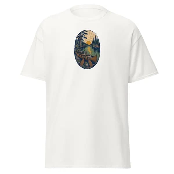 Canoe Morning digital garment preview · White