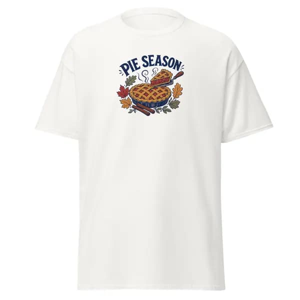 معاينة رقمية لقطعة Pie Season · أبيض