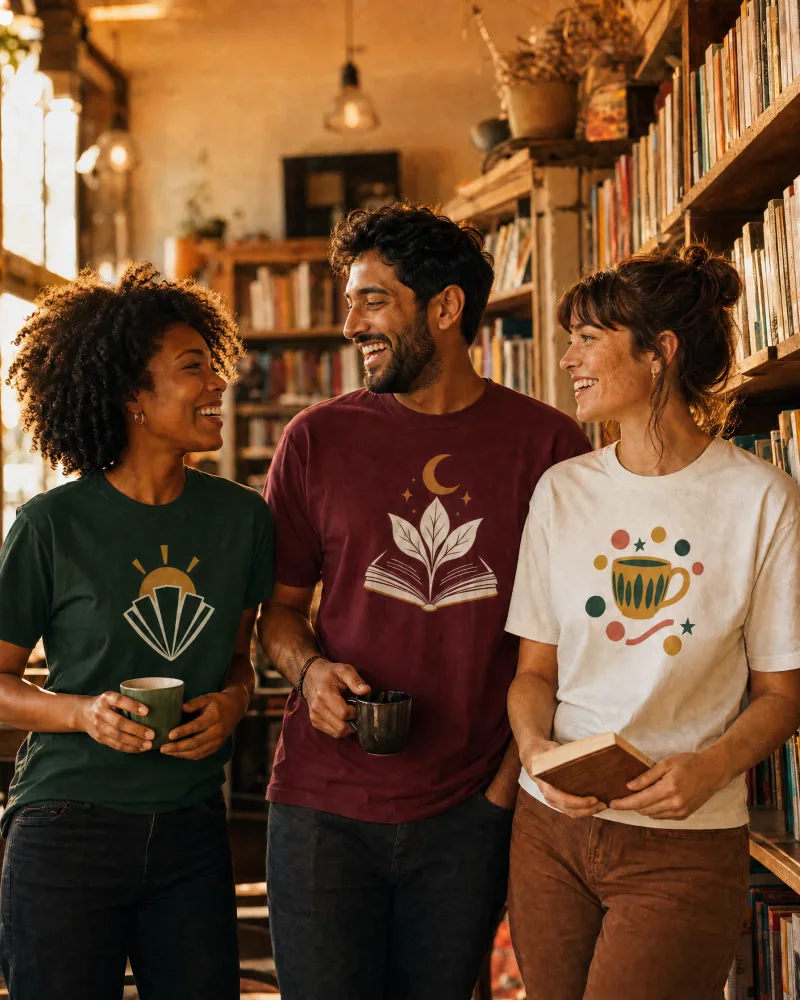 Lifestyle photo of a Rio Digital Wear graphic tee