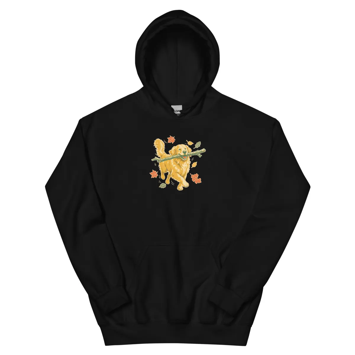 معاينة رقمية لمنتج Best Stick Retriever Hoodie · أسود