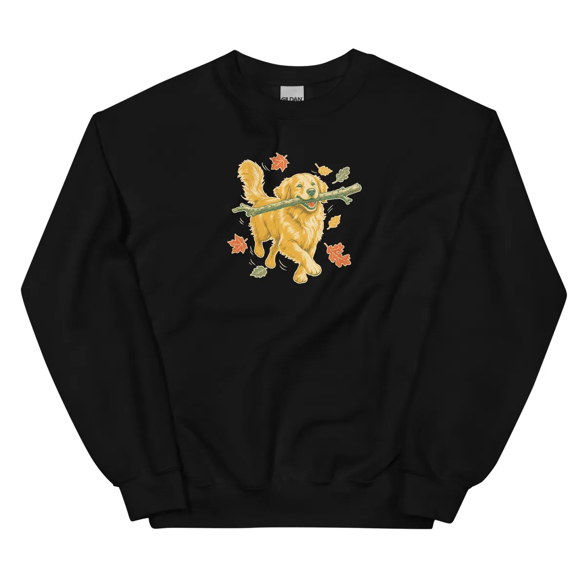 Aperçu numérique du produit Best Stick Retriever Sweatshirt · Noir