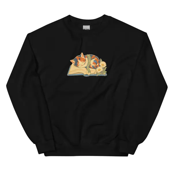 Aperçu numérique du produit Open Book Nap Sweatshirt · Noir