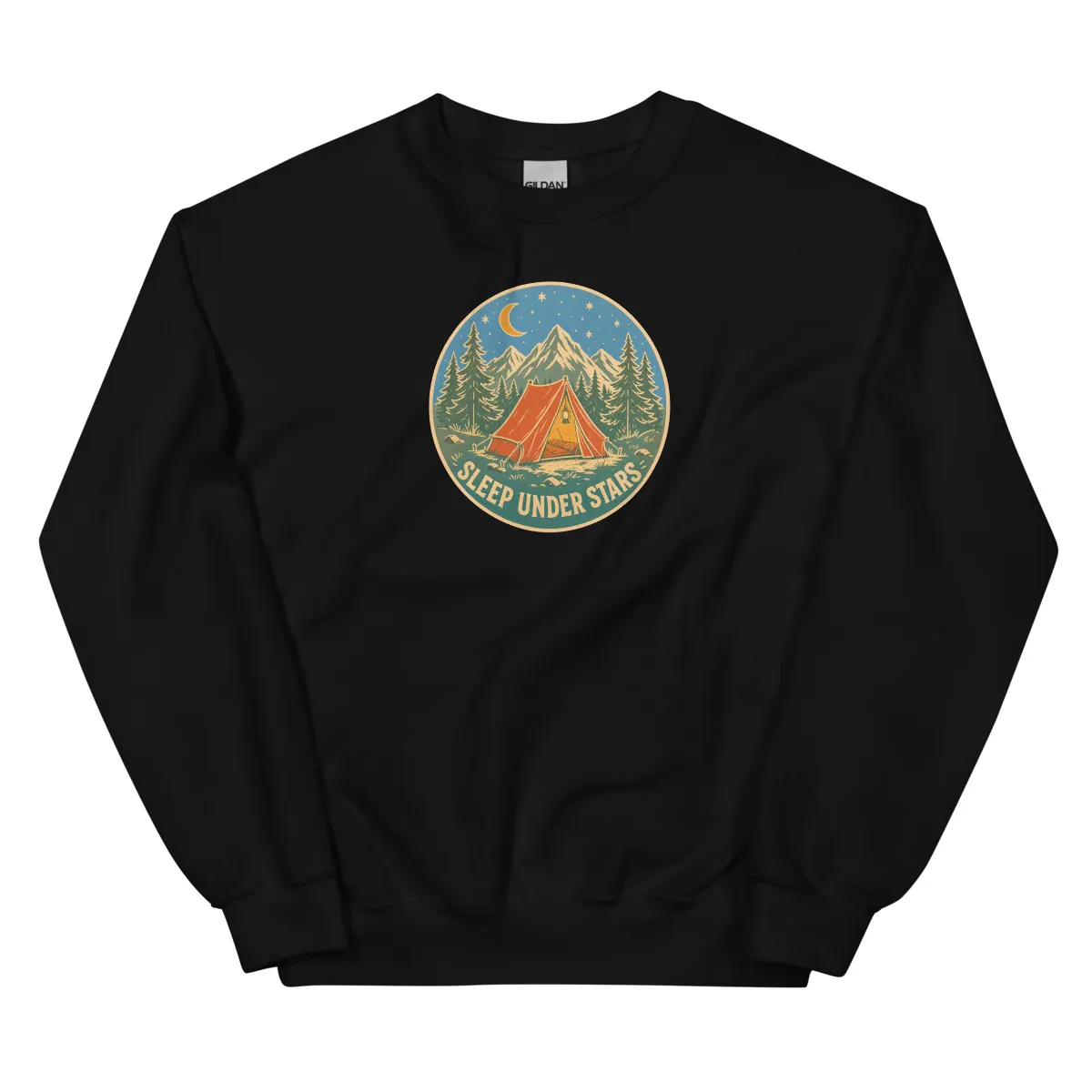 Sleep Under Stars Sweatshirt digital product preview · Black