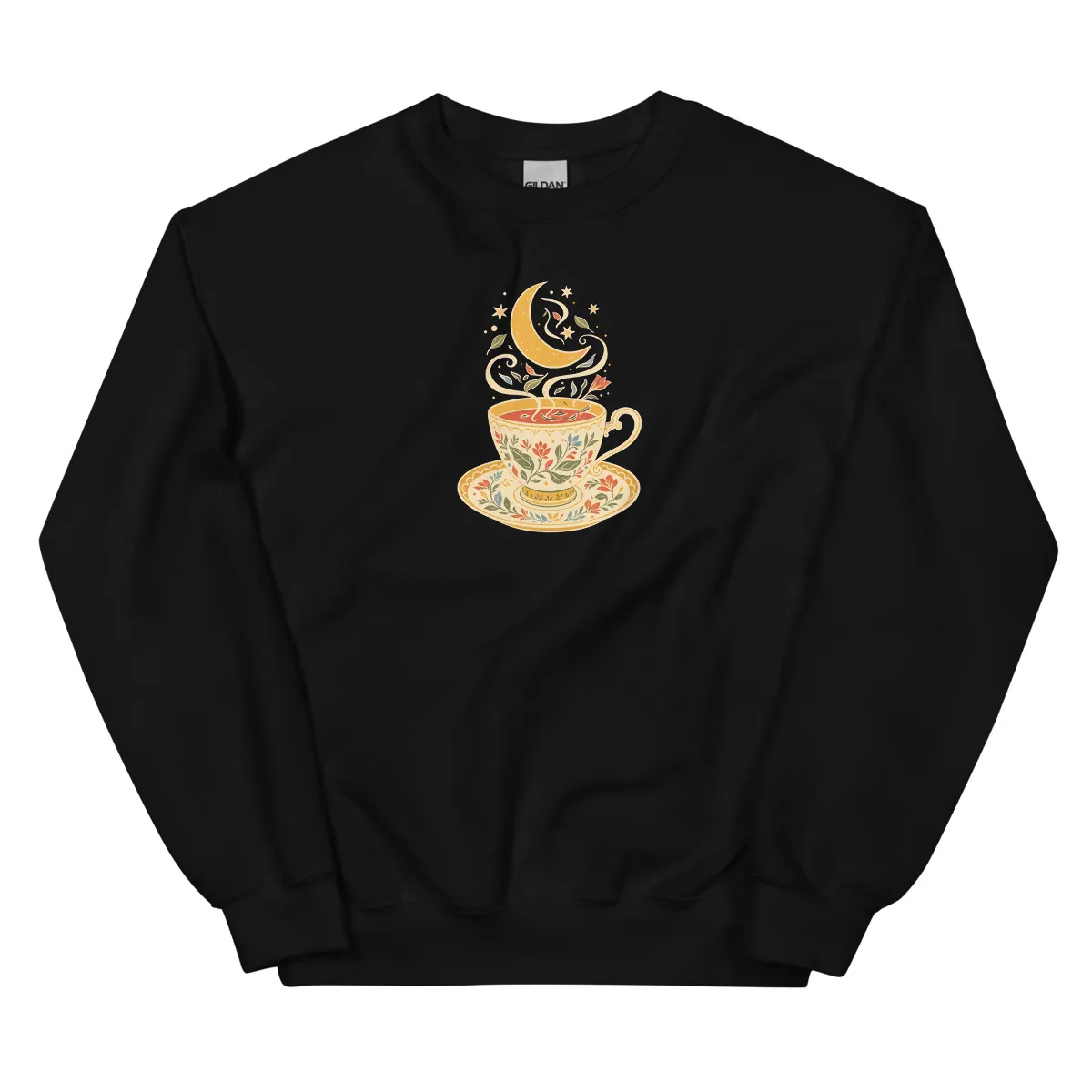Tea Leaf Moon Sweatshirt digital product preview · Black