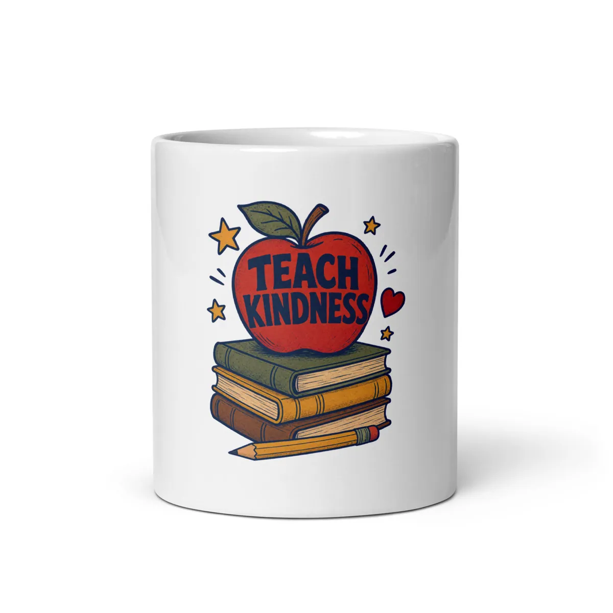 Aperçu numérique du produit Teach Kindness Mug · Blanc