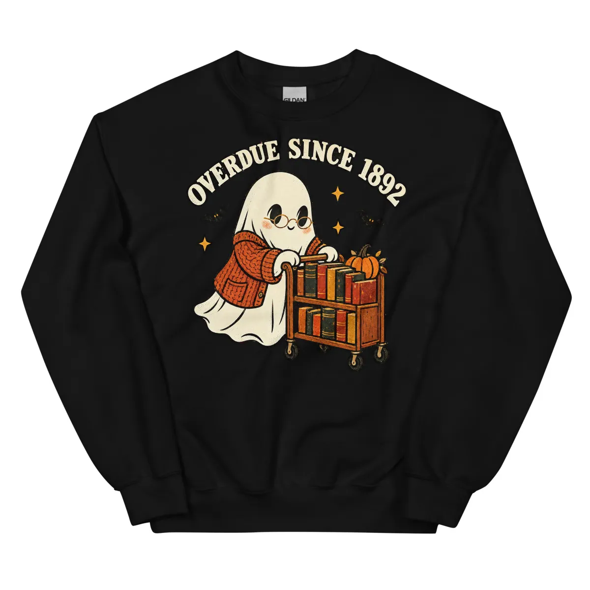 معاينة رقمية لمنتج Overdue Since 1892 Sweatshirt · أسود