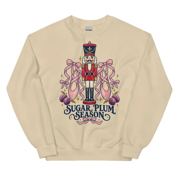 Aperçu numérique du produit Sugar Plum Season Sweatshirt · Sable